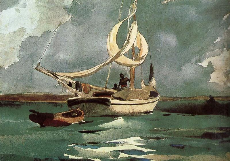 Winslow Homer Sailing china oil painting image